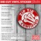Set of 3 “Zip Tie Certified” Construction Hard Hat Stickers, 3" Die-Cut Waterproof Vinyl Decals for Electricians, Water Bottles, Tumblers, Laptops, Cars & Toolboxes